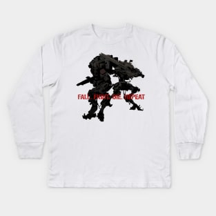 Fall. Fight. Die. Repeat. (Titanfall 2/Edge of Tomorrow) Kids Long Sleeve T-Shirt